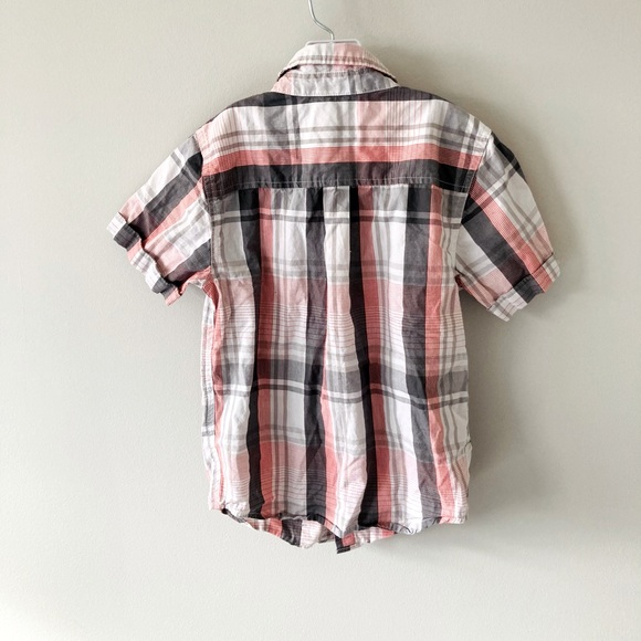Calvin Klein Jeans Youth Boys Short Sleeve Button Down Shirt - Picture 2 of 5